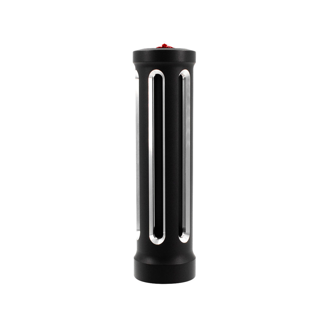 M30 x 3.5 Thread-On Sonoma Style Gearshift Knob - Red Crystal/Matte Black