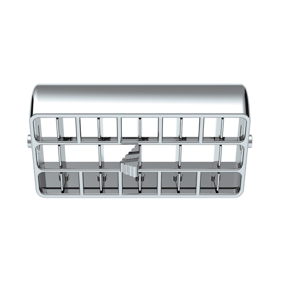 Chrome Plastic A/C Vent For 2001-05 Peterbilt - Center