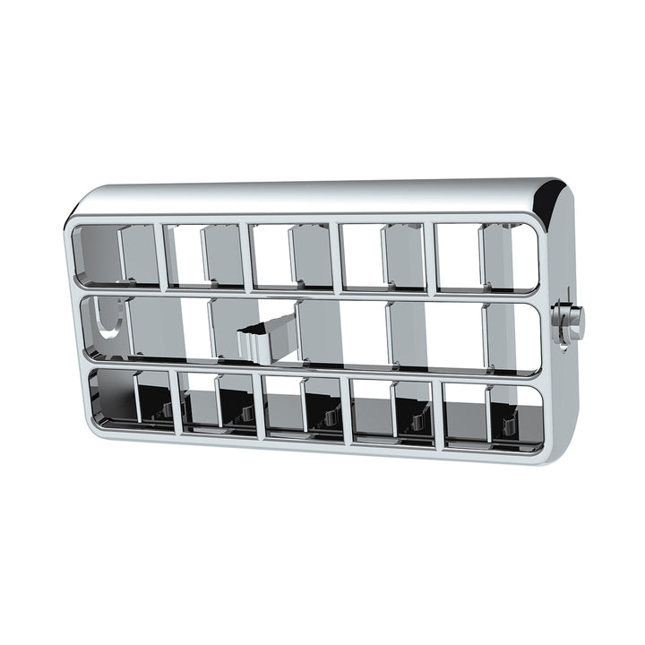 Chrome Plastic A/C Vent For 2001-05 Peterbilt - Center