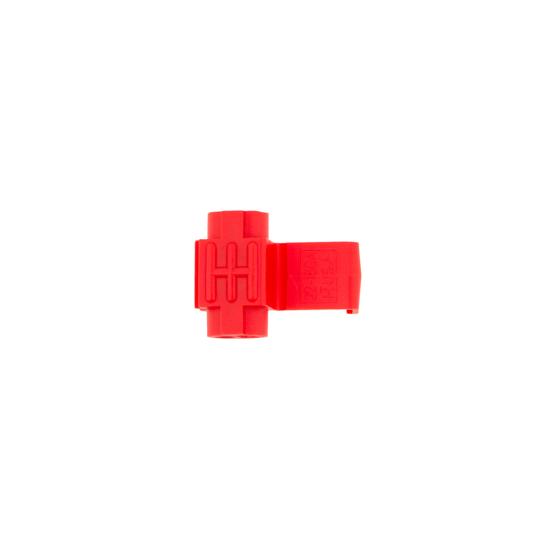 22-16 AWG Red Mid - Line Tap Connector w/ Stop (6-Pack)