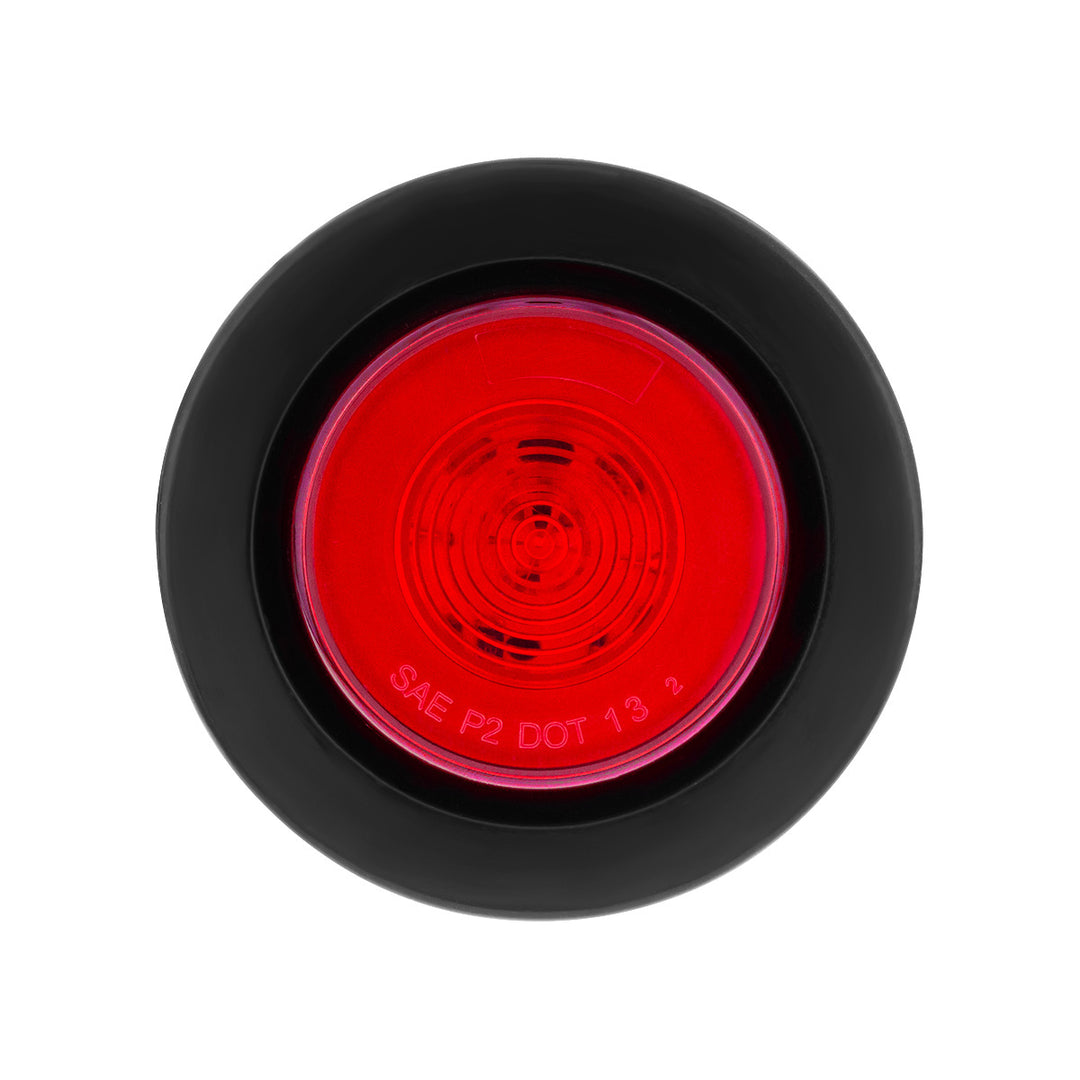 9 LED 2-1/2" Round GloLight Kit (Clearance/Marker) - Red LED/Red Lens
