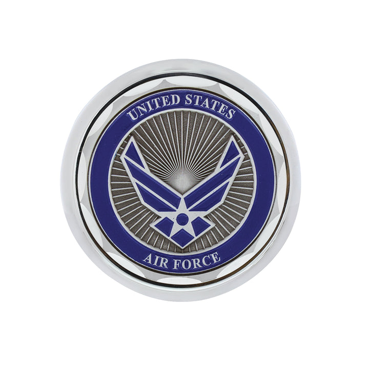 Deluxe Military Medallion Air Valve Knobs - Air Force
