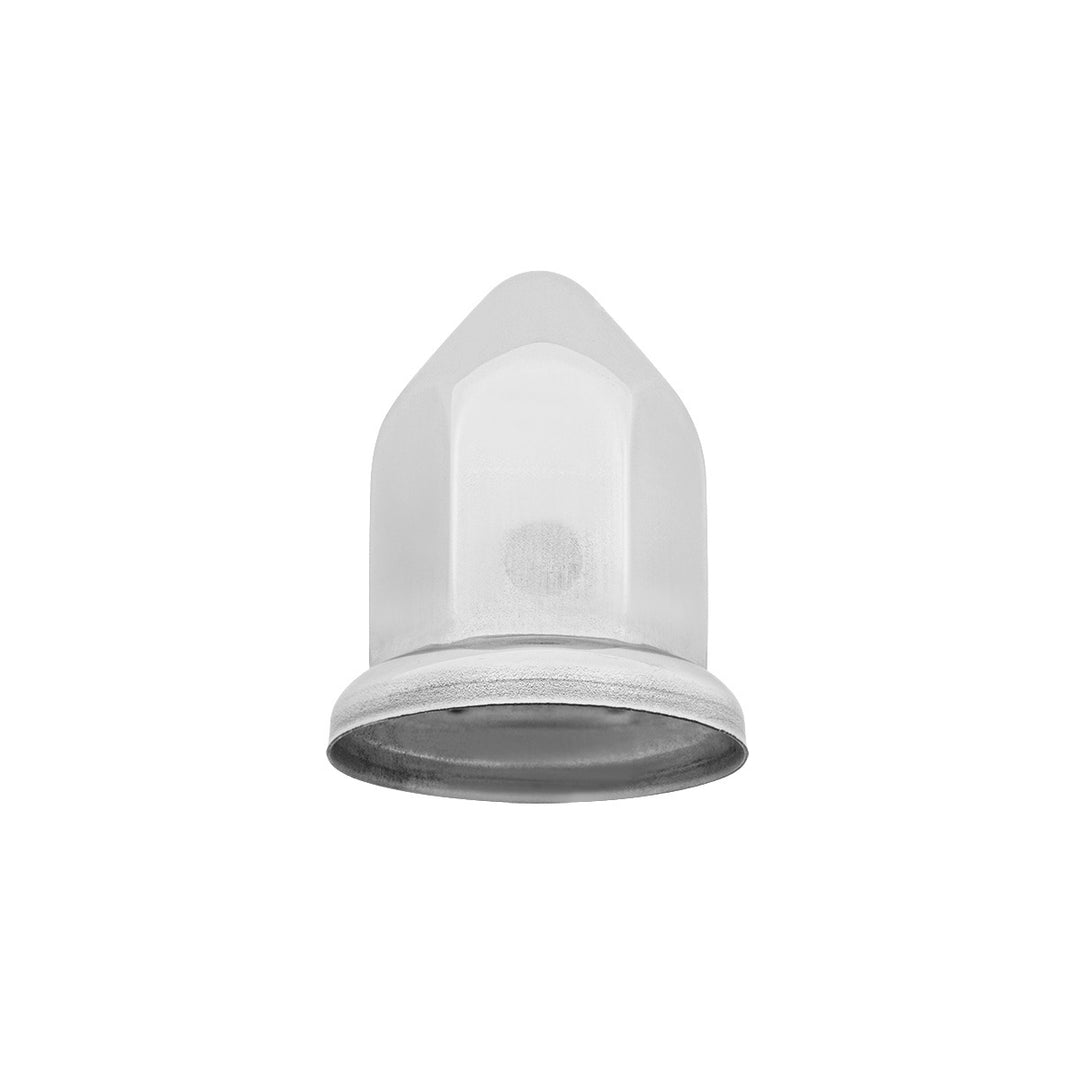 33mm X 2-3/8" Stainless Pointed Nut Cover With Flange