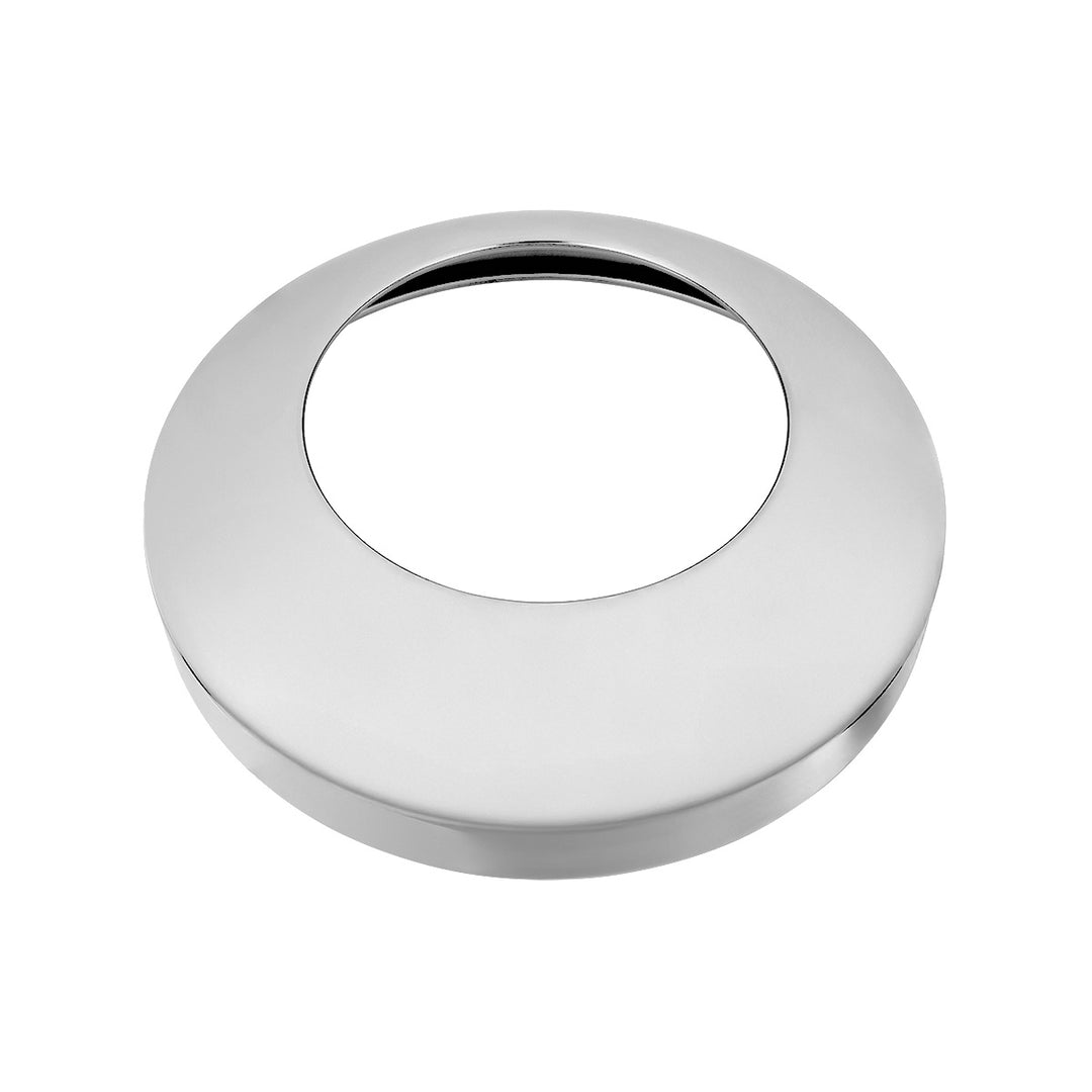 8" Stainless Rear Hubcap With Hubometer Cutout