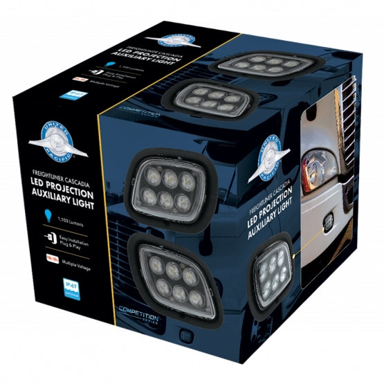 6 LED Fog Light For 2008-2017 Freightliner Cascadia - Passenger - Competition Series