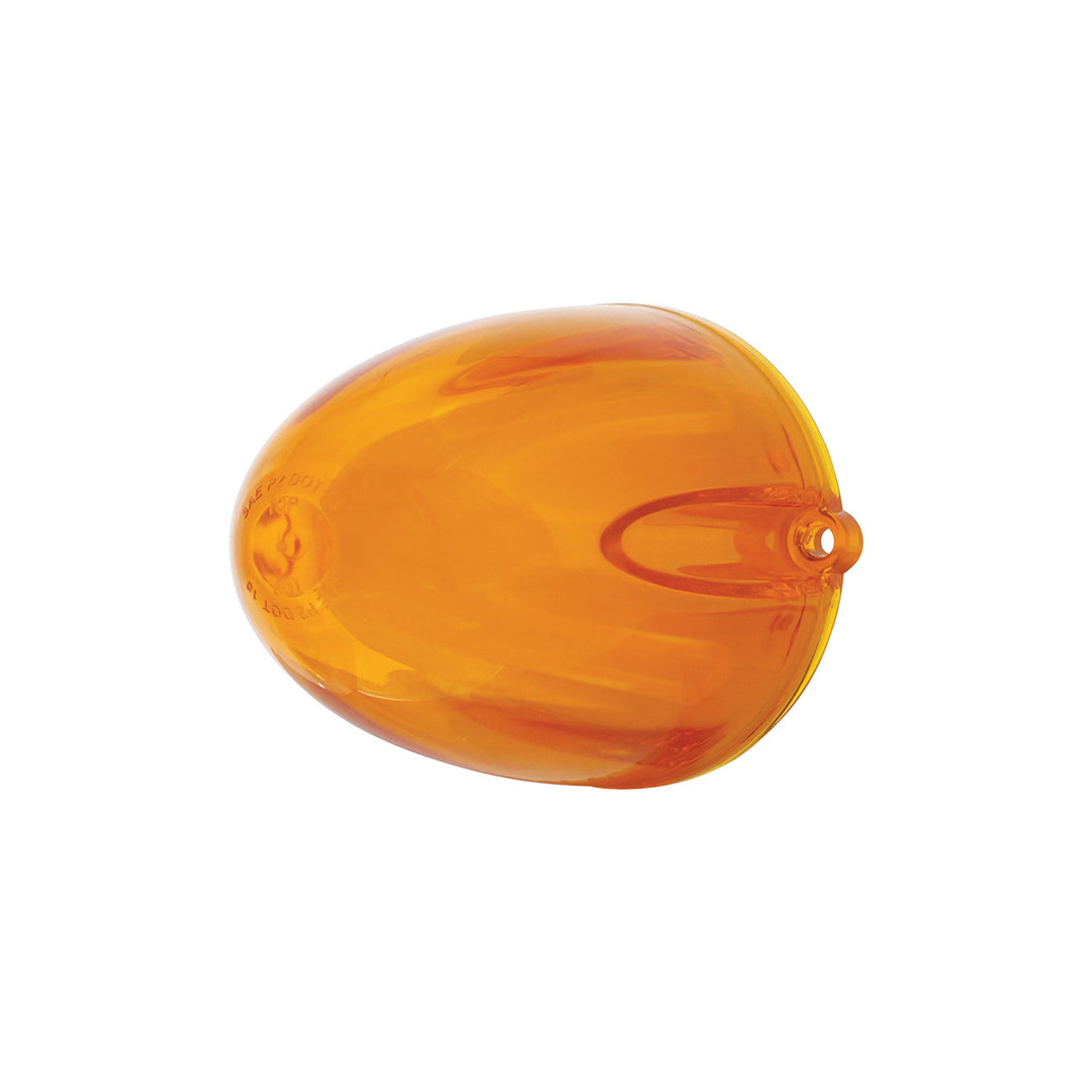 9 LED Dual Function GloLight Watermelon Grakon 1000 Style Cab Light - Amber LED/Amber Lens