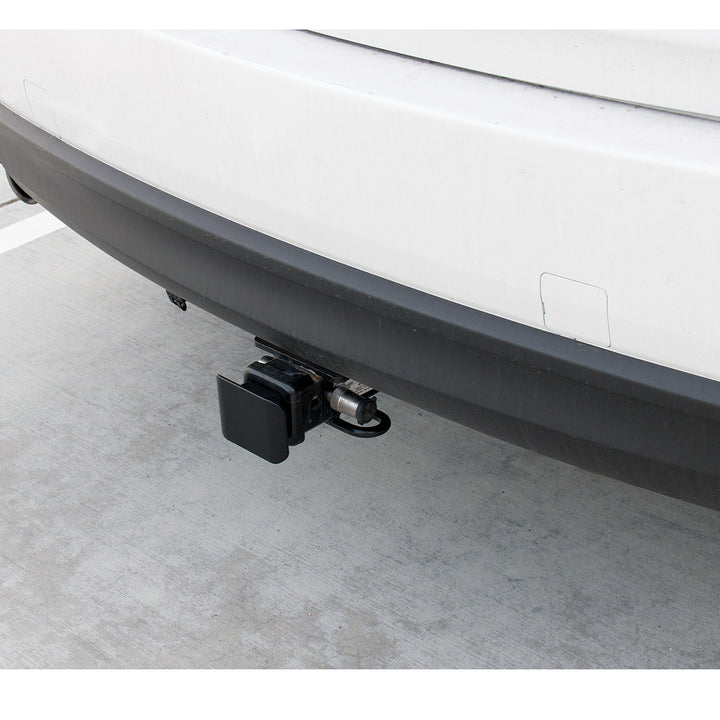 Matte Black Plastic Hitch Cover For 2" x 2" Trailer Hitch Receivers