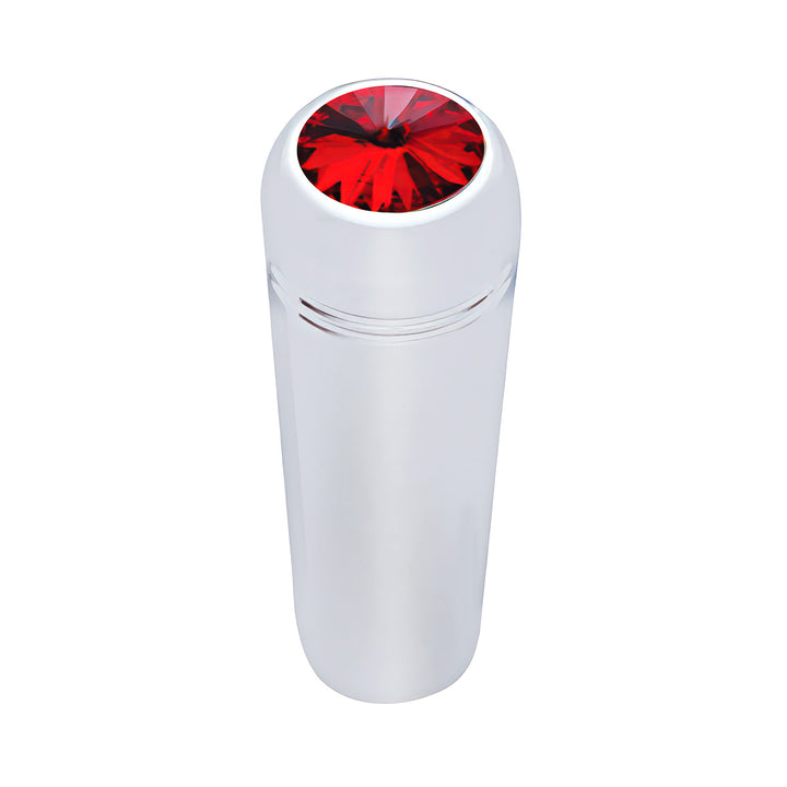 1-7/8" Short Aluminum Toggle Switch Extension With Crystal For Kenworth - Red Crystal