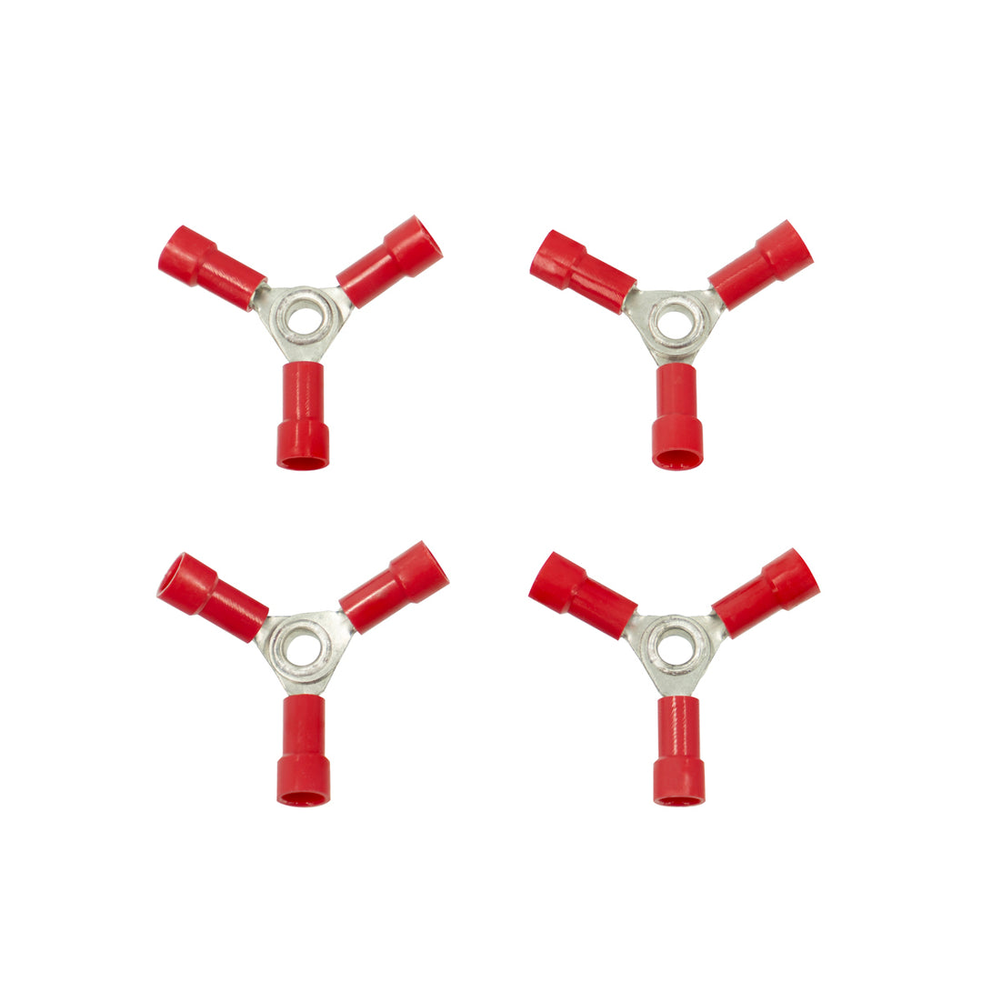 22-18 AWG 3 - Way (Y) Vinyl Connector (4-Pack)