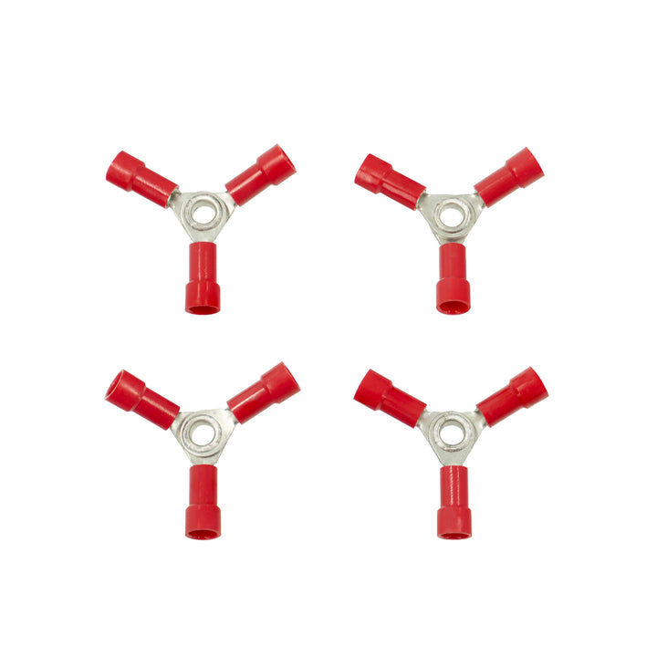 22-18 AWG 3 - Way (Y) Vinyl Connector (4-Pack)