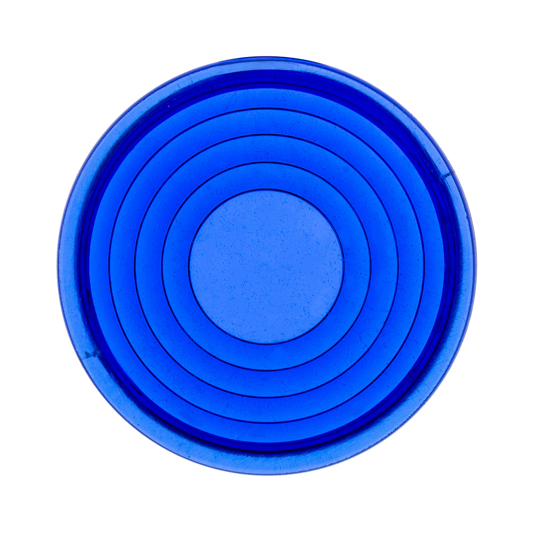 Round Map Light Lens For 2006+ Peterbilt - Blue