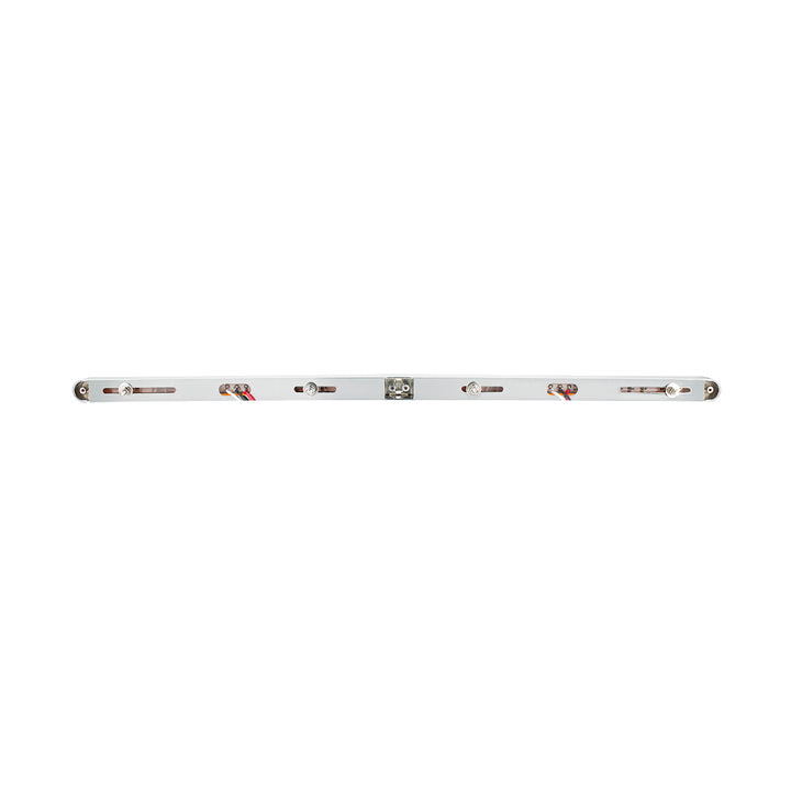 Dual 24 LED Dual Function 12" GloLight Bar With Bezel - Amber LED/Amber Lens