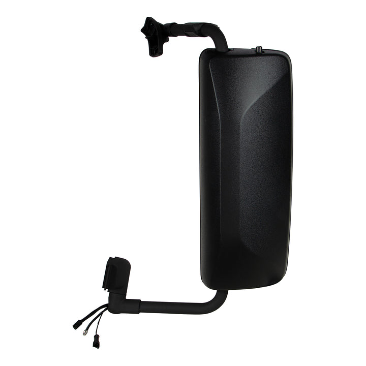 Black Mirror Assembly With LED Turn Signal For 2012-2017 Volvo VNL - Driver
