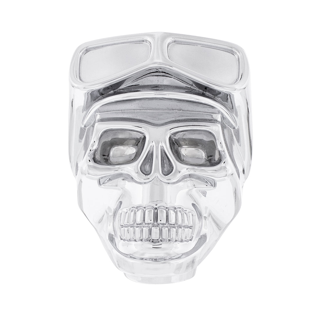 Skull Biker 1/2" - 13 Thread-On Shift Knob - Chrome(Bulk)