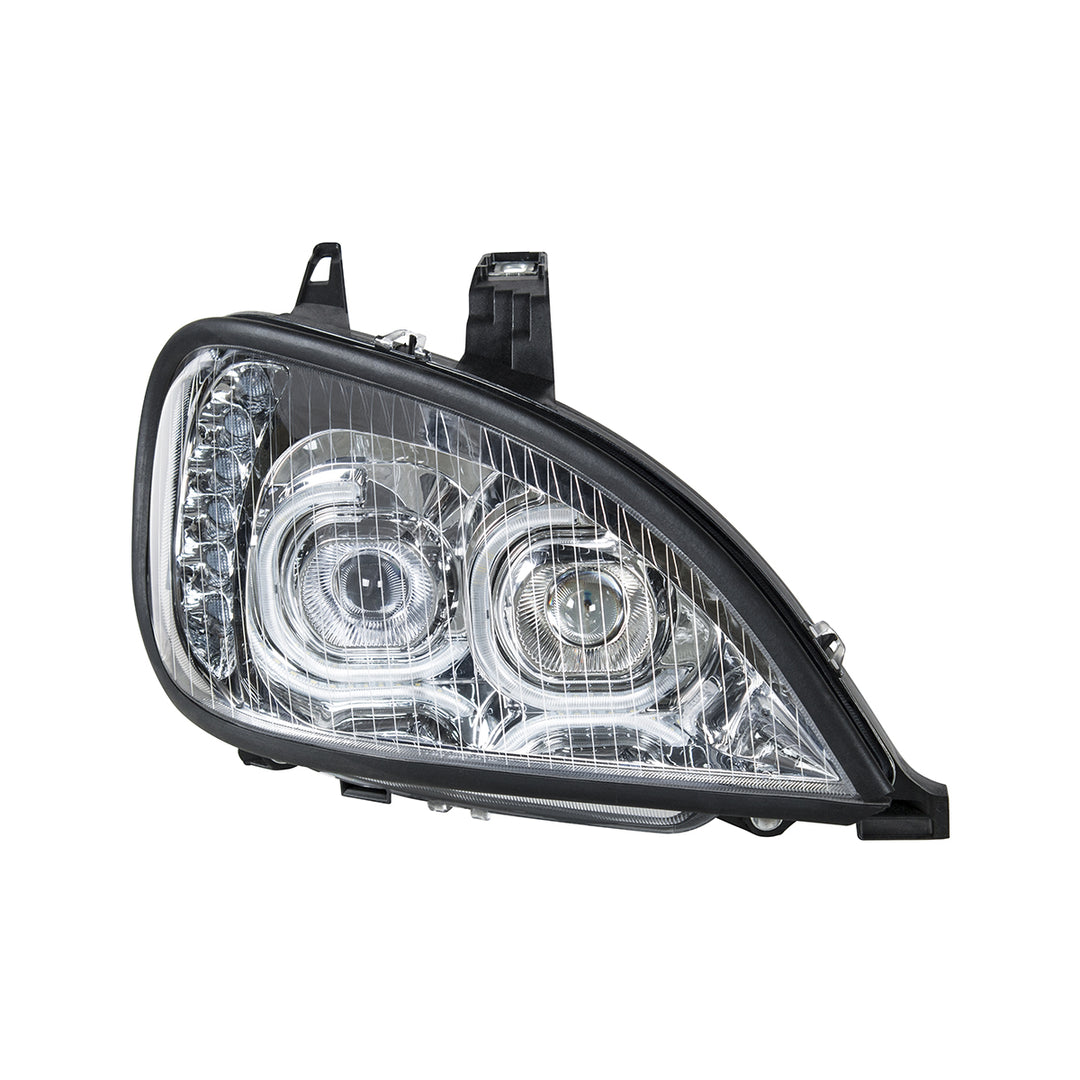 High Power LED Chrome Projection Headlight For 2001-2020 Freightliner Columbia - Passenger