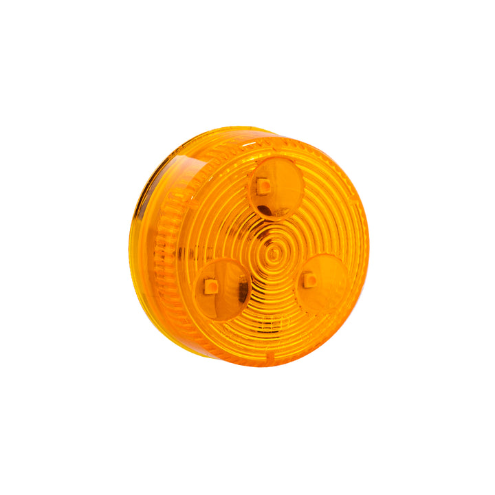 3 LED 2" Round Low Profile Light (Clearance/Marker) - Amber LED/Lens (Bulk)