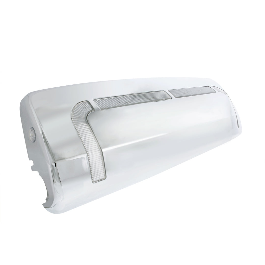 59 LED Chrome Mirror Cover With Sequential LED For 2012-2024 Volvo VNL - Passenger