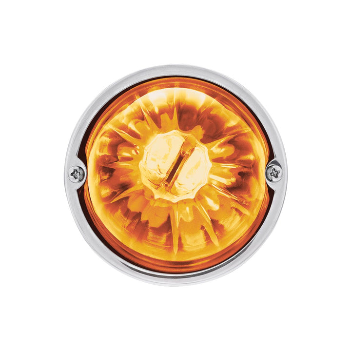 UltraBurst Glass Watermelon Light Flush Mount Kit - Amber LED/Clear Lens