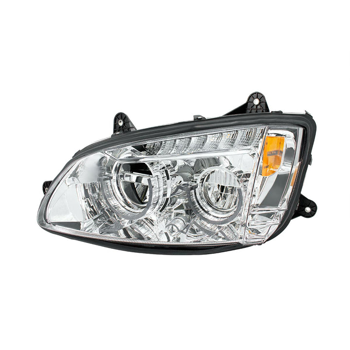 Chrome Full LED Headlight For 2008-2017 Kenworth T660 - Driver