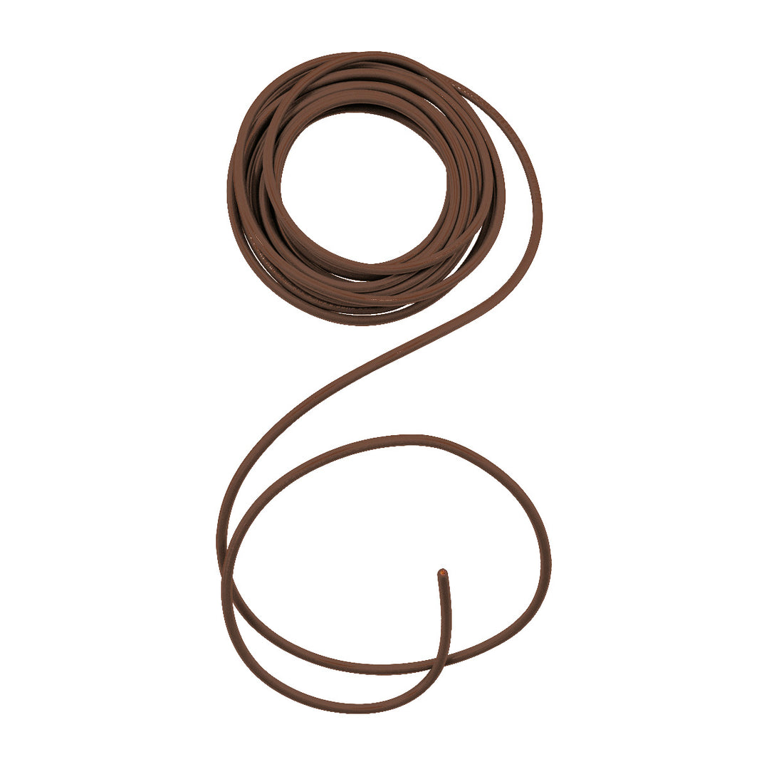 Primary Wire - Rated 80°C 12 AWG, Brown 12 Ft.