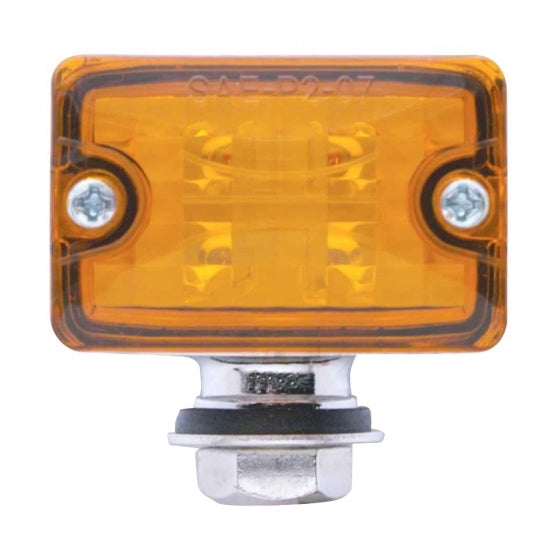 4 LED Small Rod Light - Amber LED/Amber Lens