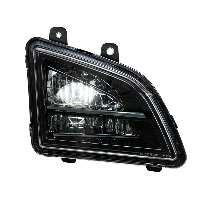 Black LED Driving &amp; Fog Light For 2018-2024 Volvo VNL - Passenger - Competition Series