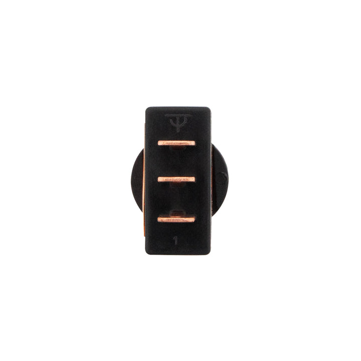 Amber Illum Duckbill 20 Amp 12V S.P.S.T. On/Off 1 Pc.