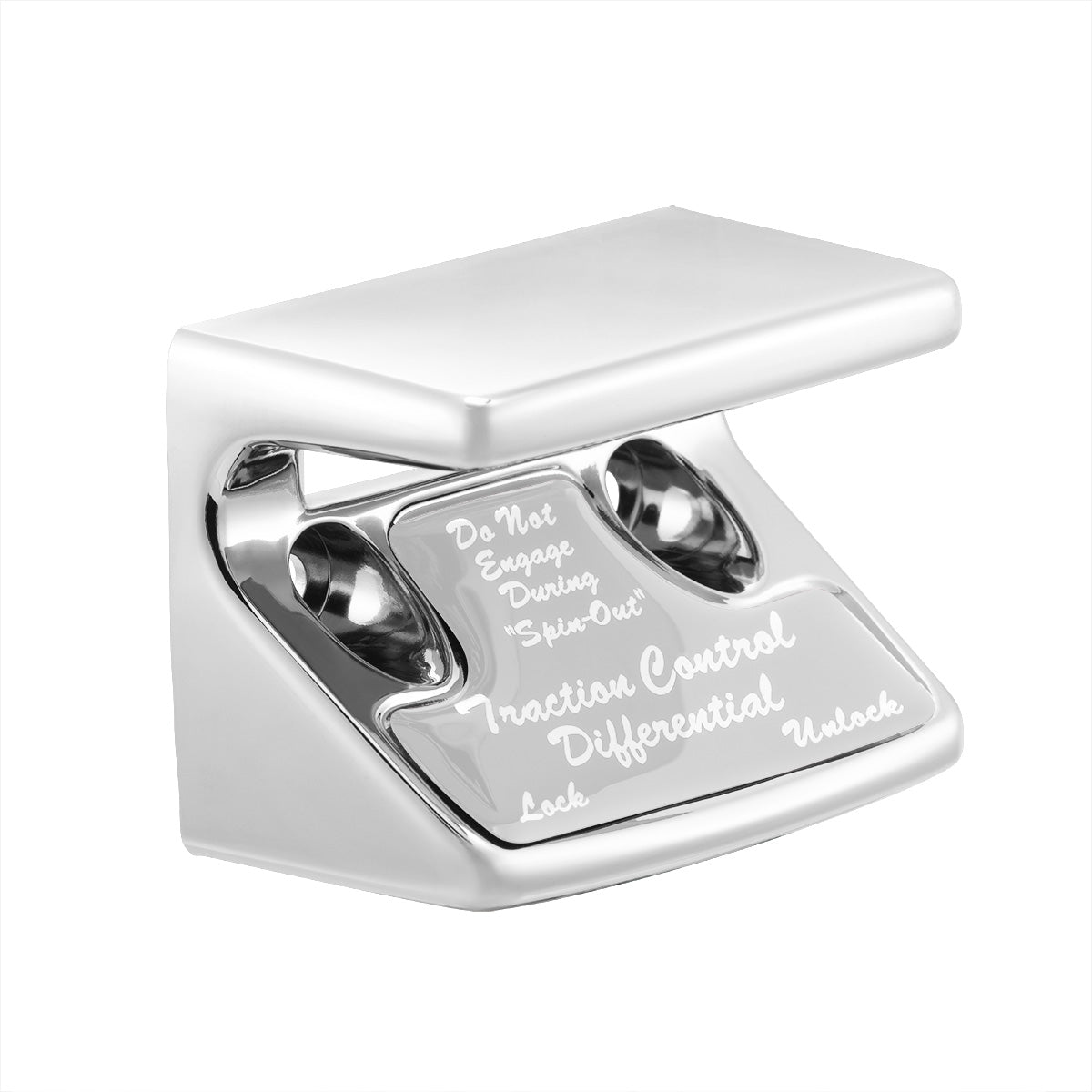 "Traction Control Differential" Switch Guard With Silver Sticker