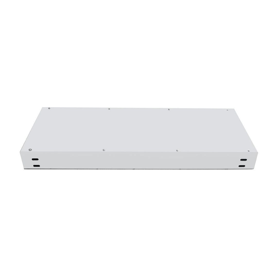 33-3/4" Stainless Steel Rear Center Light Panel With Four 4" &amp; Six 2" Light Cutouts