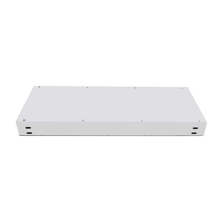 33-3/4" Stainless Steel Rear Center Light Panel With Four 4" &amp; Six 2" Light Cutouts