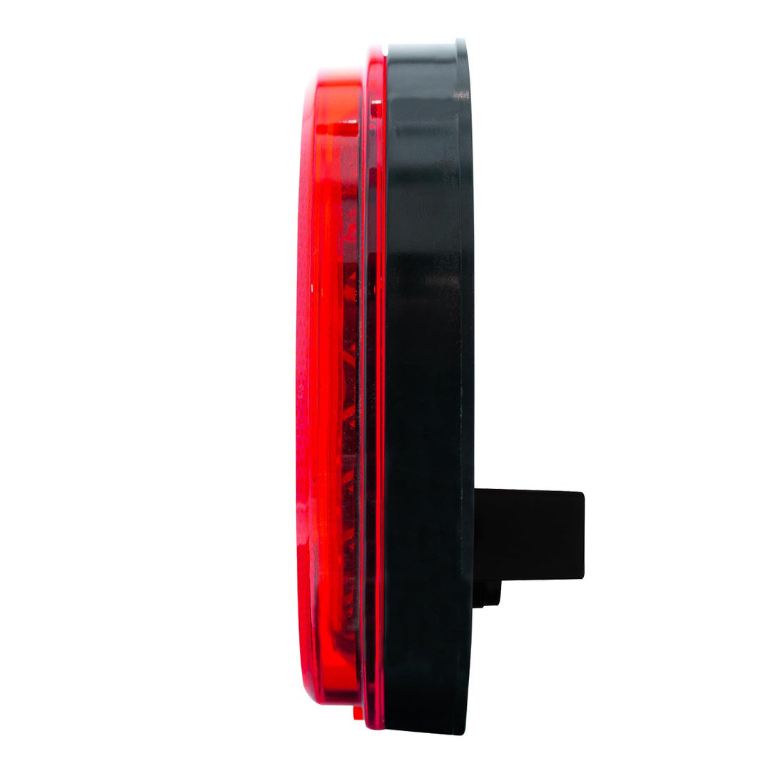 24 LED 4" Round Mirage Light (Stop, Turn &amp; Tail) - Red LED/Red Lens