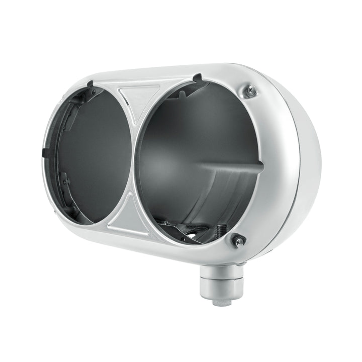 304 Stainless Dual Headlight Housing For Peterbilt 359