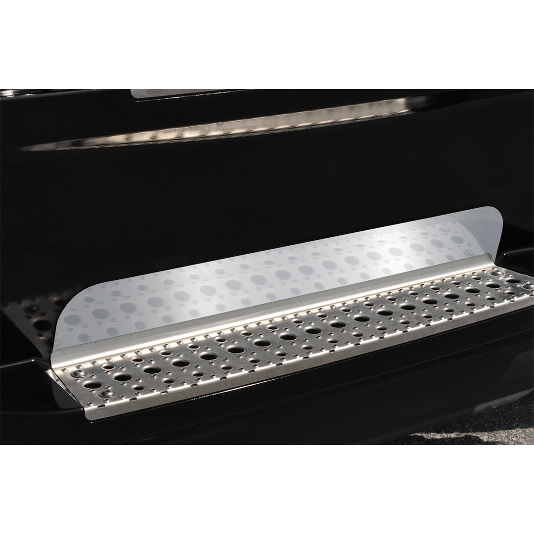 430 Stainless Steel Lower Step Surface Protective Plates For 2018-2025 Freightliner Cascadia (Pair)
