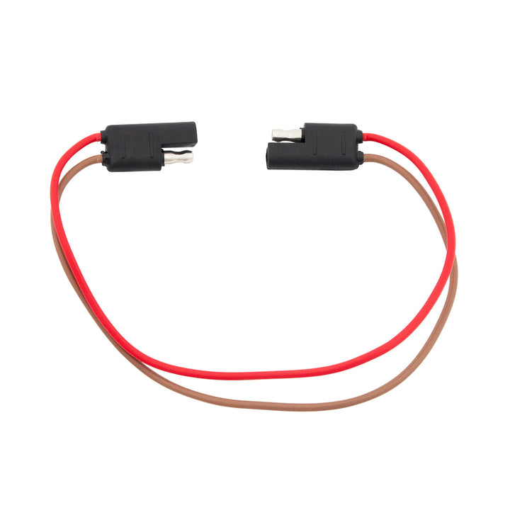 2 - Way Flat Molded FM &amp; 2 - Way Flat Molded M Trailer Connectors w/ Polarized Plugs, 1 Pc.
