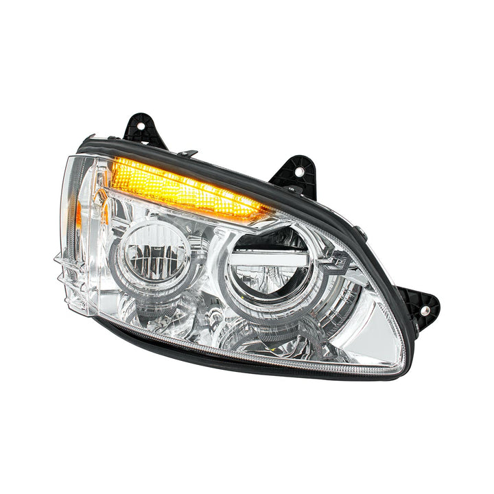Chrome Full LED Headlight For 2008-2017 Kenworth T660 - Passenger