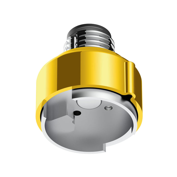 M30 x 3.5 Thread-On Gearshift Adapter W/LED Mount For Eaton - Fuller 9/10 Speed - Electric Yellow