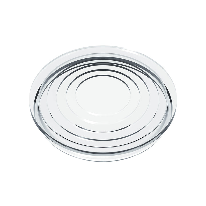 Round Map Light Lens For 2006+ Peterbilt - Clear
