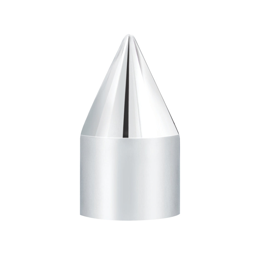 5/8" x 2" Chrome Plastic Spike Nut Cover - Push-On (Bulk)
