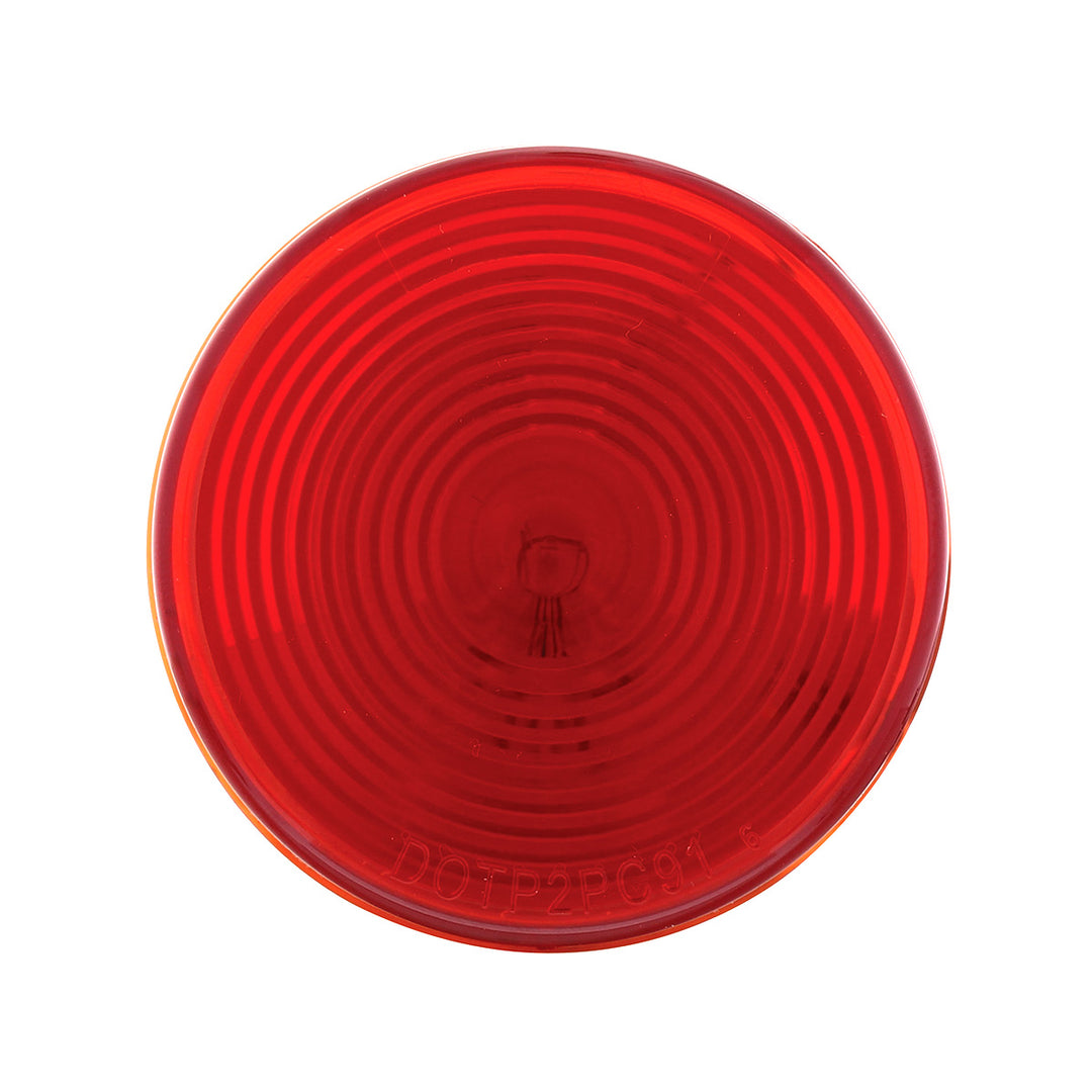 2-1/2" Round Light (Clearance/Marker) - Red Lens