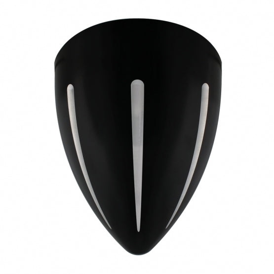 Black "Billet" Style Groove Headlight 5 LED Bulb - Chrome