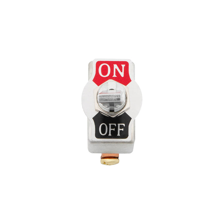 All Metal Heavy Duty Toggle w/ 2 Screw Terminals 50 Amp 12V S.P.S.T. On/Off 1 Pc.