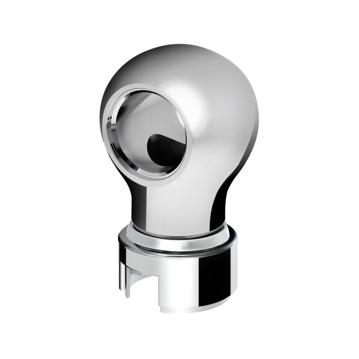 Thread-On Charlotte Style Gearshift Knob With 13/15/18 Speed Adapter - Chrome