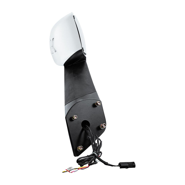 Hood Mirror Assembly W/LED Lights On Mirror Cover &amp; Glass For 2018-2025 Cascadia - Heated/Passenger