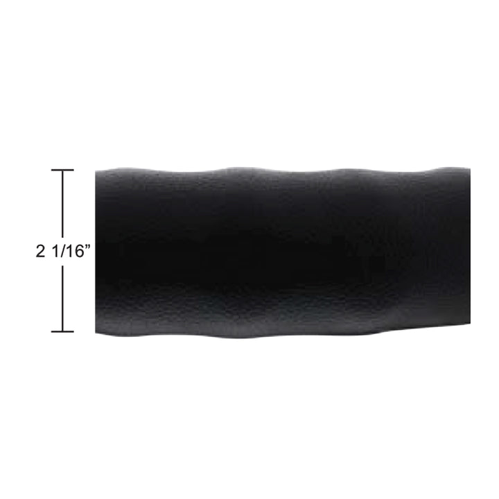 18" Premium Comfort Grip Steering Wheel Cover - Black