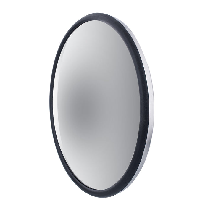 8-1/2" 430 Stainless Steel 320R Convex Mirror - Centered Mounting Stud