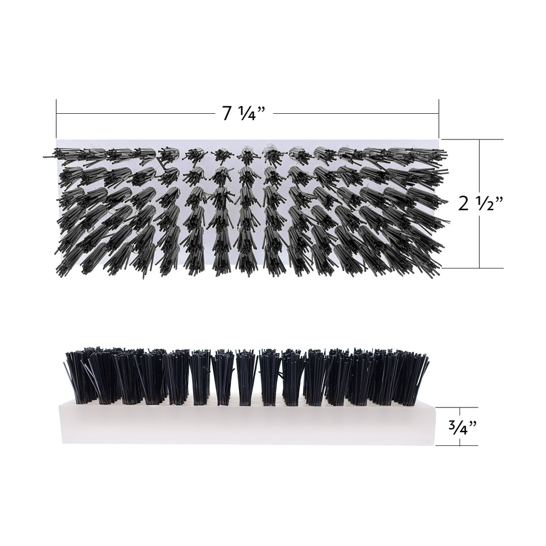 Black Nylon Boot Brush
