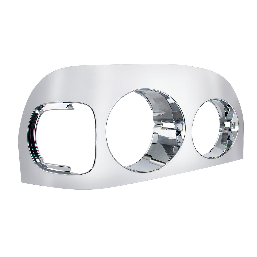Chrome Headlight Bezel For 1996-2004 Freightliner Century - Passenger - Competition Series