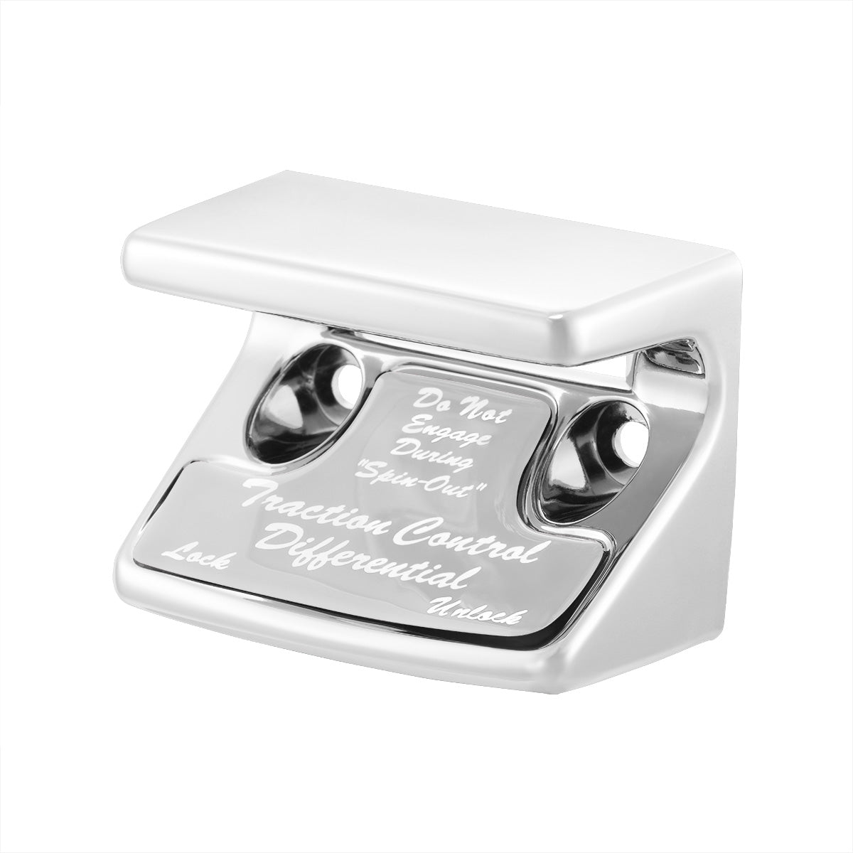 "Traction Control Differential" Switch Guard With Silver Sticker