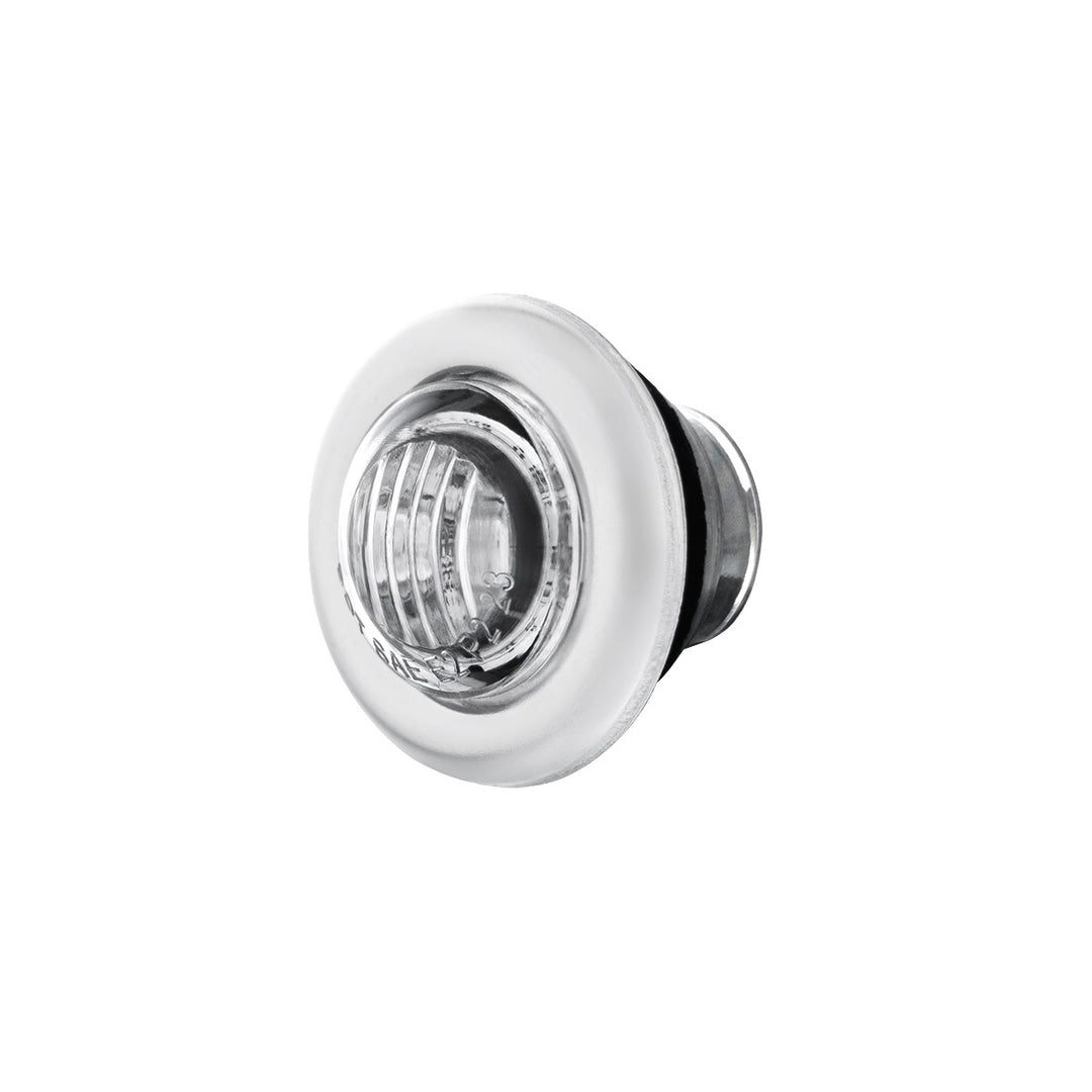 2 LED 3/4" Mini Dual Function Double Fury Light (Clearance/Marker) - Red &amp; Blue LED/Clear Lens