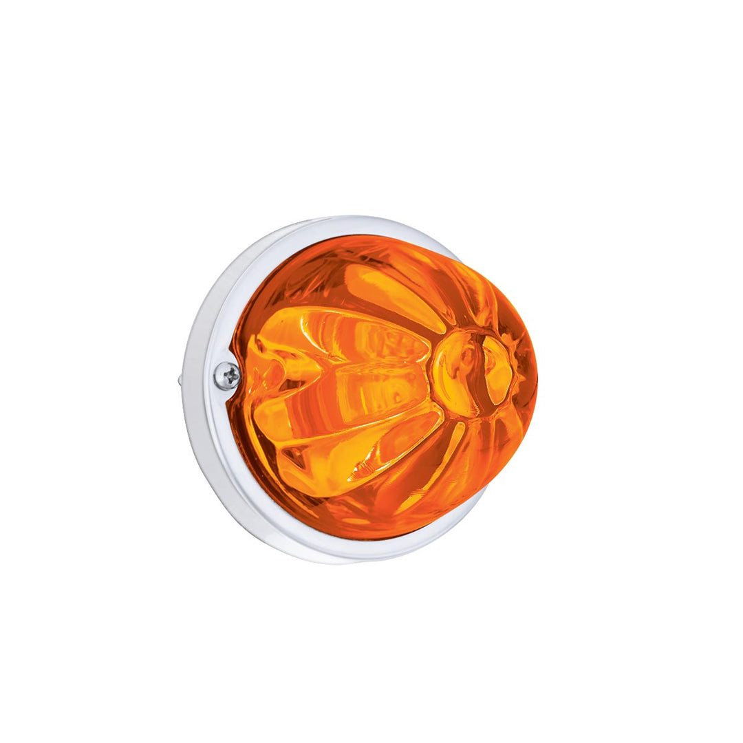 Glass Watermelon Light Kit With LED Light - Amber LED/Amber Lens